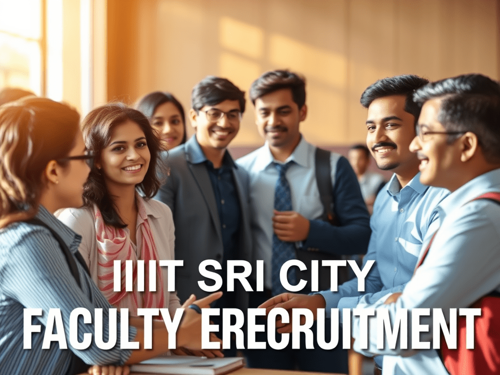 IIIT శ్రీ సిటీ ఫ్యాకల్టీ&nbsp;రిక్రూట్మెంట్