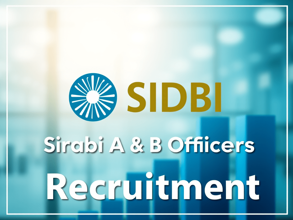 SIDBI గ్రేడ్ ఏ&బి ఆఫీసర్స్ రిక్రూట్‌మెంట్2025