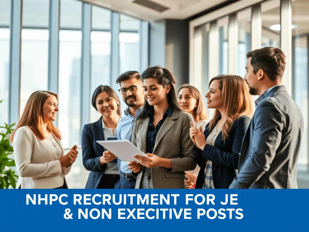 248 జూనియర్ ఇంజనీర్ (JE) మరియు నాన్ ఎగ్జిక్యూటివ్ పోస్టులకు NHPC నోటిఫికేషన్ విడుదల&nbsp;చేసింది.