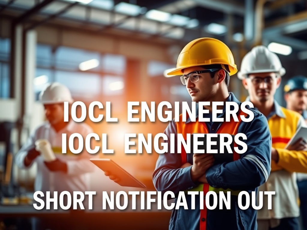 IOCL ఇంజనీర్స్ రిక్రూట్మెంట్ షార్ట్ నోటిఫికేషన్ విడుదల చేసింది