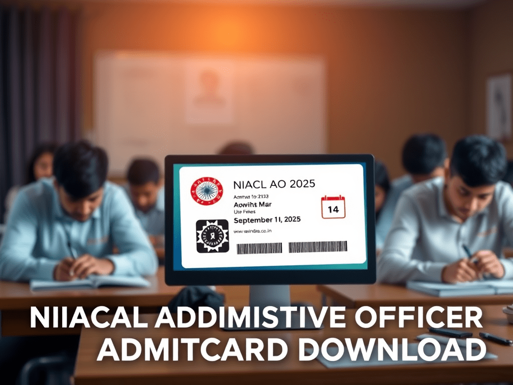 NIACL AO అడ్మిట్ కార్డ్ 2025 డౌన్‌లోడ్ లింక్&nbsp;ఇవ్వబడింది