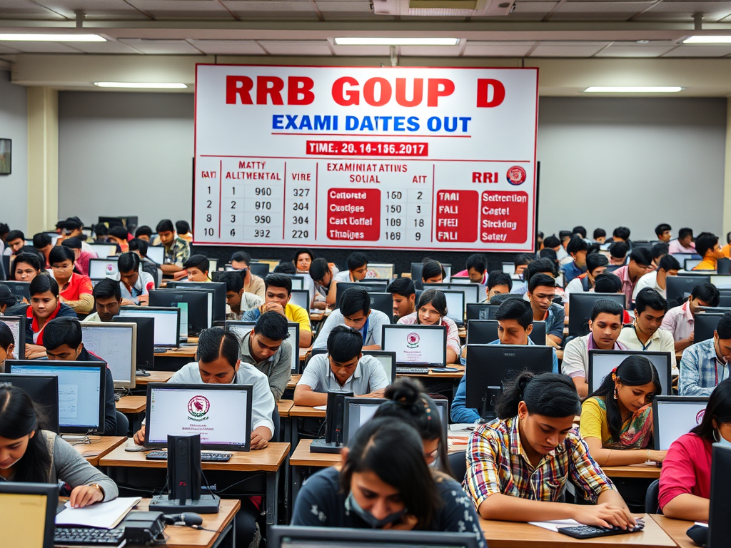 RRB గ్రూప్-డి పరీక్షల తేదీలు కాల్ లెటర్ వివరాలు విడుదల అయ్యాయి. వివరాలు&nbsp;చూడండి.